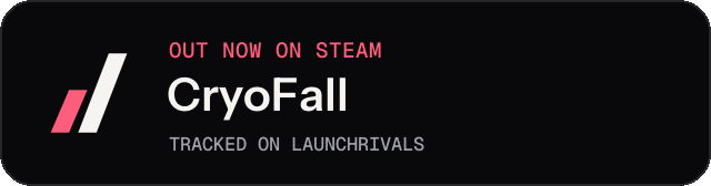 Dark launch badge for CryoFall