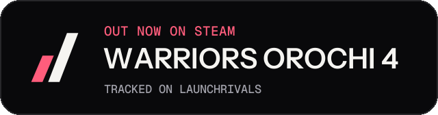 Dark launch badge for WARRIORS OROCHI 4