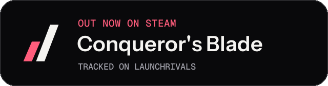Dark launch badge for Conqueror's Blade
