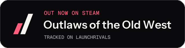 Dark launch badge for Outlaws of the Old West
