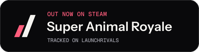 Dark launch badge for Super Animal Royale