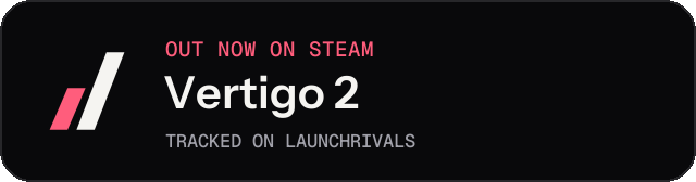 Dark launch badge for Vertigo 2