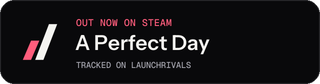 Dark launch badge for A Perfect Day