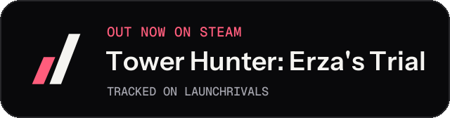 Dark launch badge for Tower Hunter: Erza's Trial