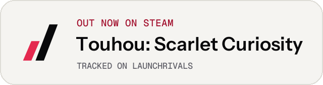 Light launch badge for Touhou: Scarlet Curiosity
