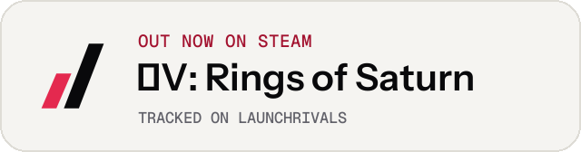 Light launch badge for ΔV: Rings of Saturn