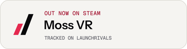 Light launch badge for Moss VR
