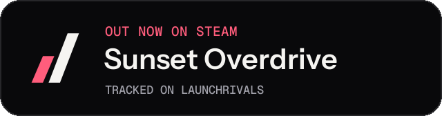 Dark launch badge for Sunset Overdrive