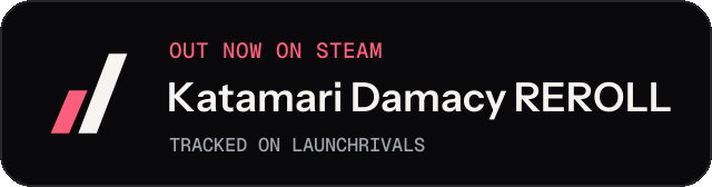Dark launch badge for Katamari Damacy REROLL