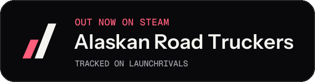 Dark launch badge for Alaskan Road Truckers