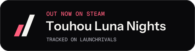 Dark launch badge for Touhou Luna Nights