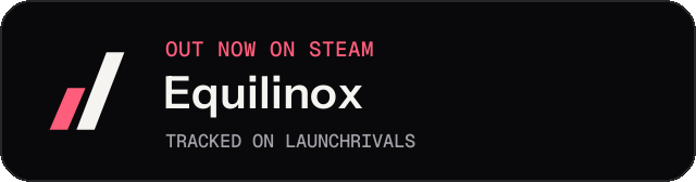 Dark launch badge for Equilinox