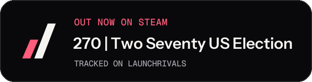 Dark launch badge for 270 | Two Seventy US Election