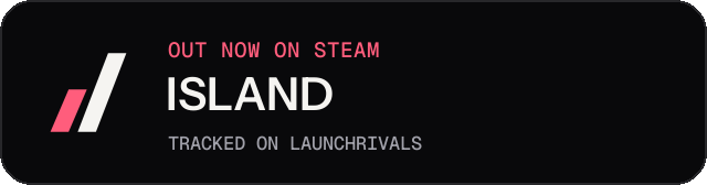 Dark launch badge for ISLAND