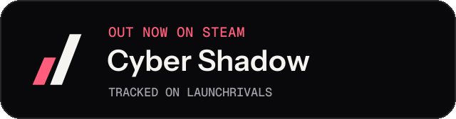 Dark launch badge for Cyber Shadow
