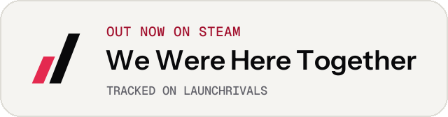 Light launch badge for We Were Here Together