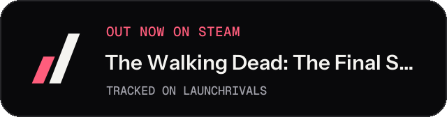 Dark launch badge for The Walking Dead: The Final Season