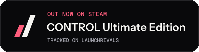 Dark launch badge for CONTROL Ultimate Edition