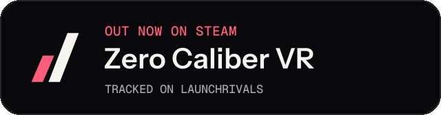 Dark launch badge for Zero Caliber VR