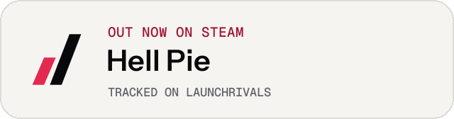 Light launch badge for Hell Pie