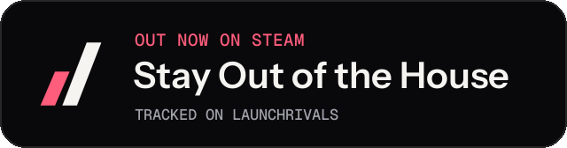 Dark launch badge for Stay Out of the House