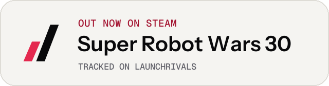 Light launch badge for Super Robot Wars 30