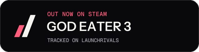 Dark launch badge for GOD EATER 3
