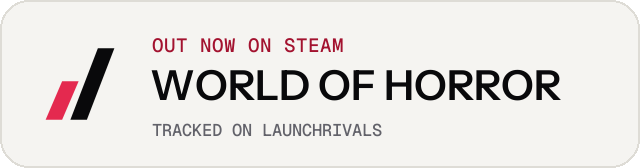 Light launch badge for WORLD OF HORROR