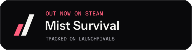 Dark launch badge for Mist Survival