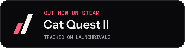 Dark launch badge for Cat Quest II