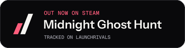 Dark launch badge for Midnight Ghost Hunt