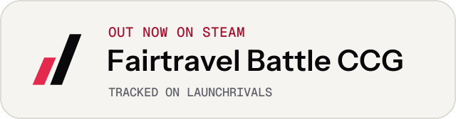 Light launch badge for Fairtravel Battle CCG