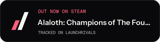 Dark launch badge for Alaloth: Champions of The Four Kingdoms