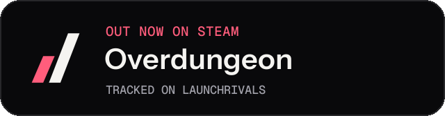 Dark launch badge for Overdungeon