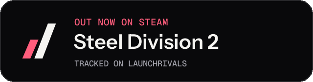 Dark launch badge for Steel Division 2