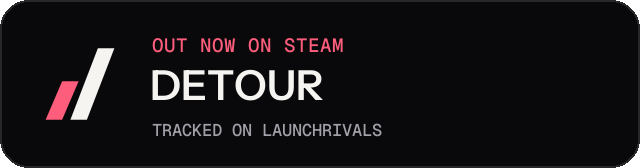 Dark launch badge for DETOUR
