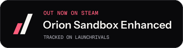Dark launch badge for Orion Sandbox Enhanced