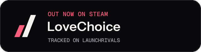 Dark launch badge for LoveChoice
