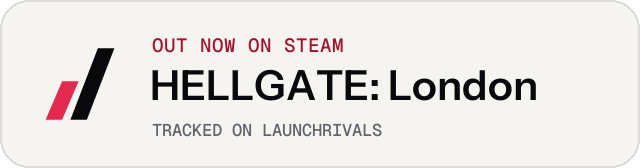 Light launch badge for HELLGATE: London