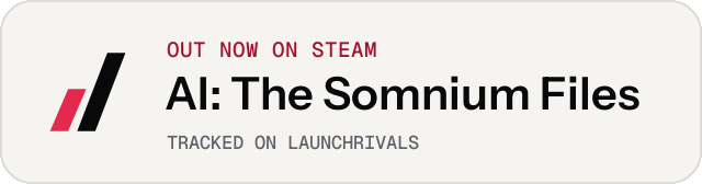 Light launch badge for AI: The Somnium Files
