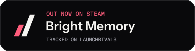 Dark launch badge for Bright Memory