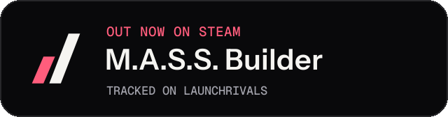 Dark launch badge for M.A.S.S. Builder