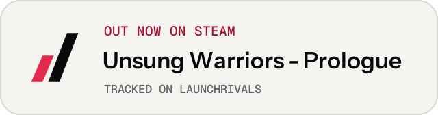 Light launch badge for Unsung Warriors - Prologue