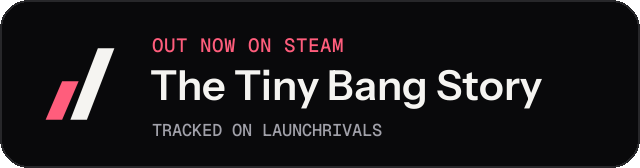 Dark launch badge for The Tiny Bang Story
