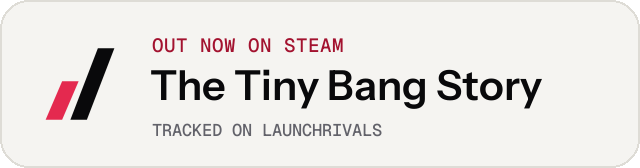 Light launch badge for The Tiny Bang Story