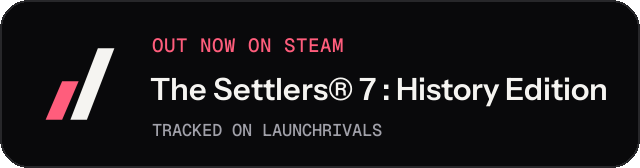 Dark launch badge for The Settlers® 7 : History Edition