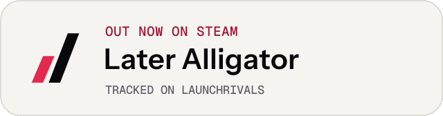 Light launch badge for Later Alligator