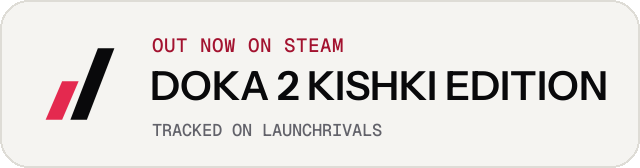 Light launch badge for DOKA 2 KISHKI EDITION
