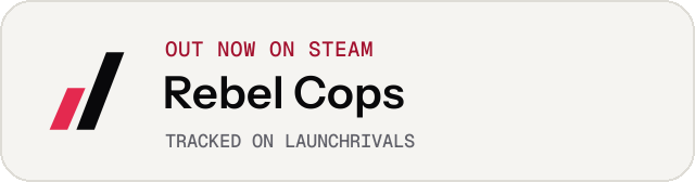 Light launch badge for Rebel Cops
