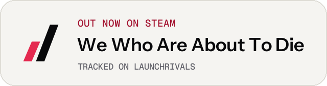 Light launch badge for We Who Are About To Die